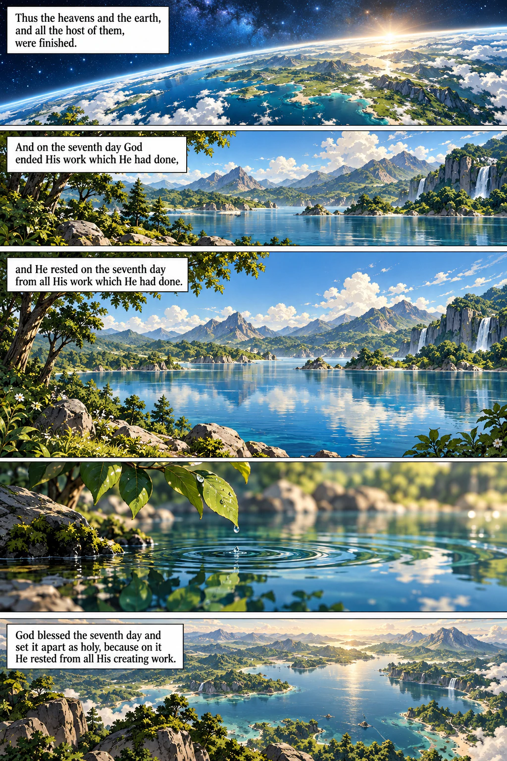 Genesis 2, illustrated section 1 of 10
