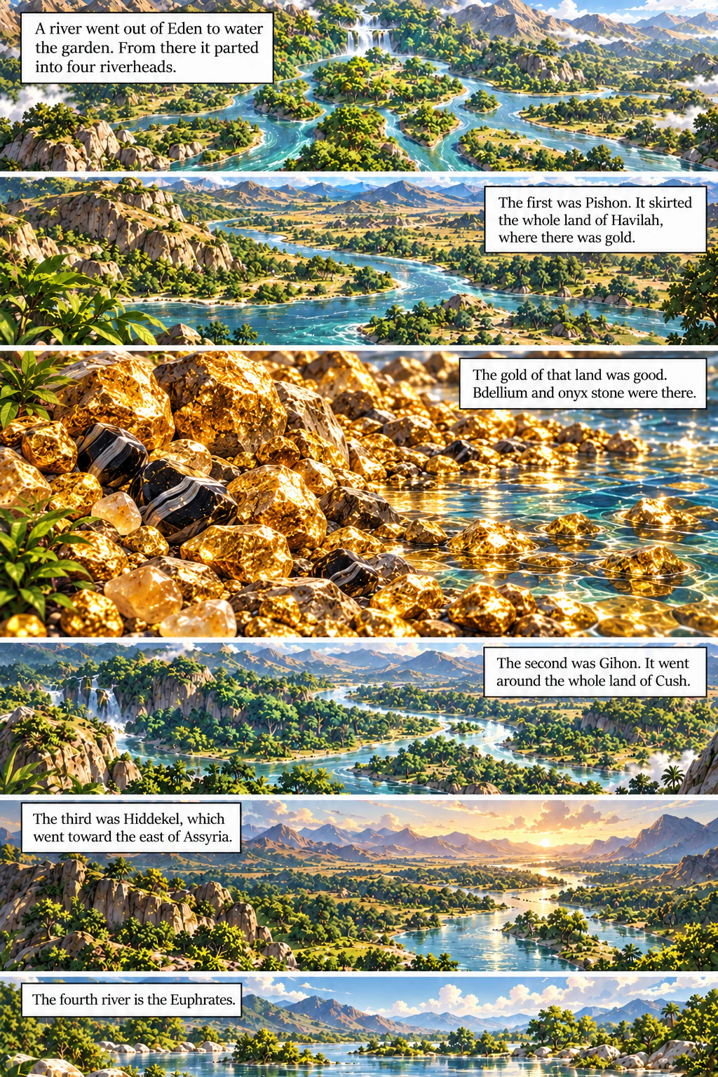 Genesis 2, illustrated section 5 of 10