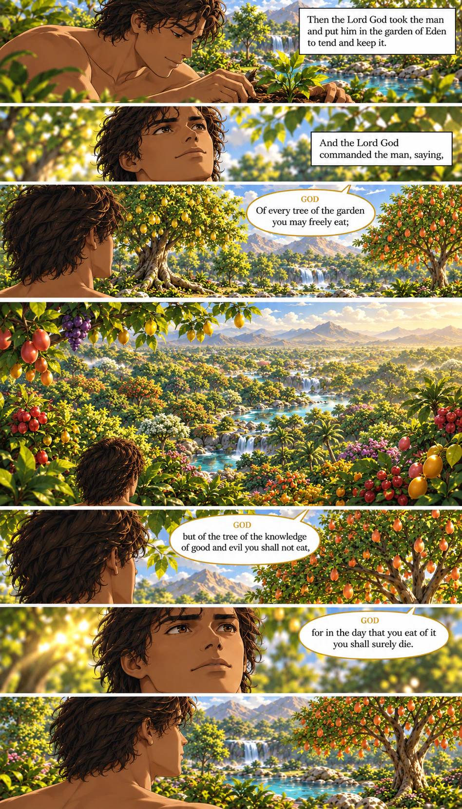 Genesis 2, illustrated section 6 of 10