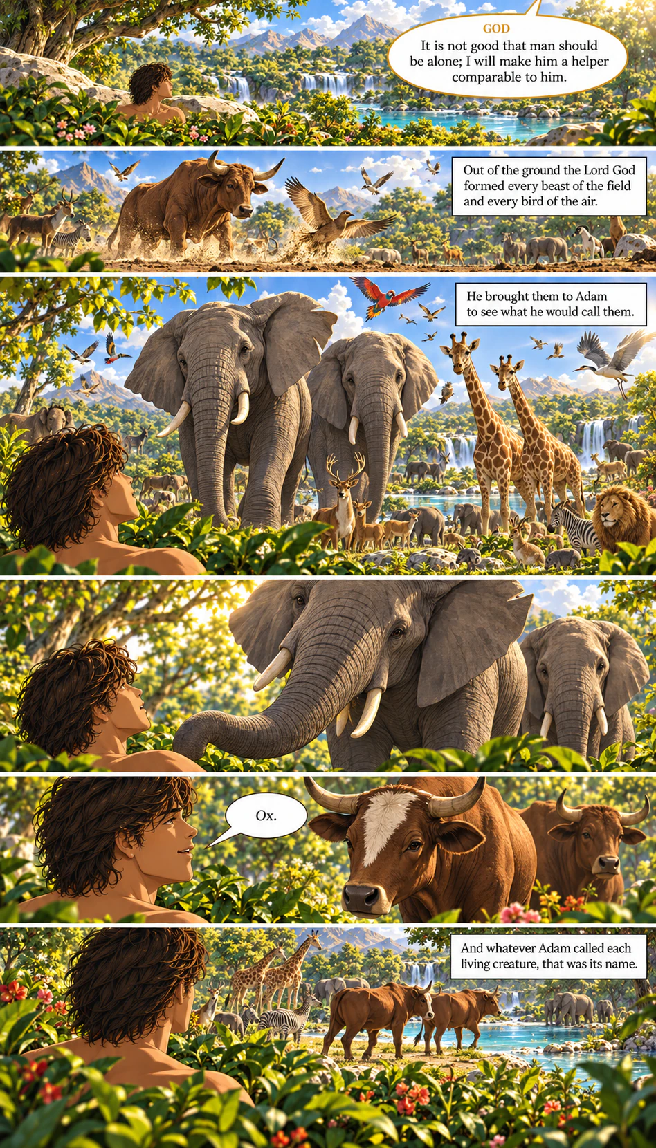 Genesis 2, illustrated section 7 of 10