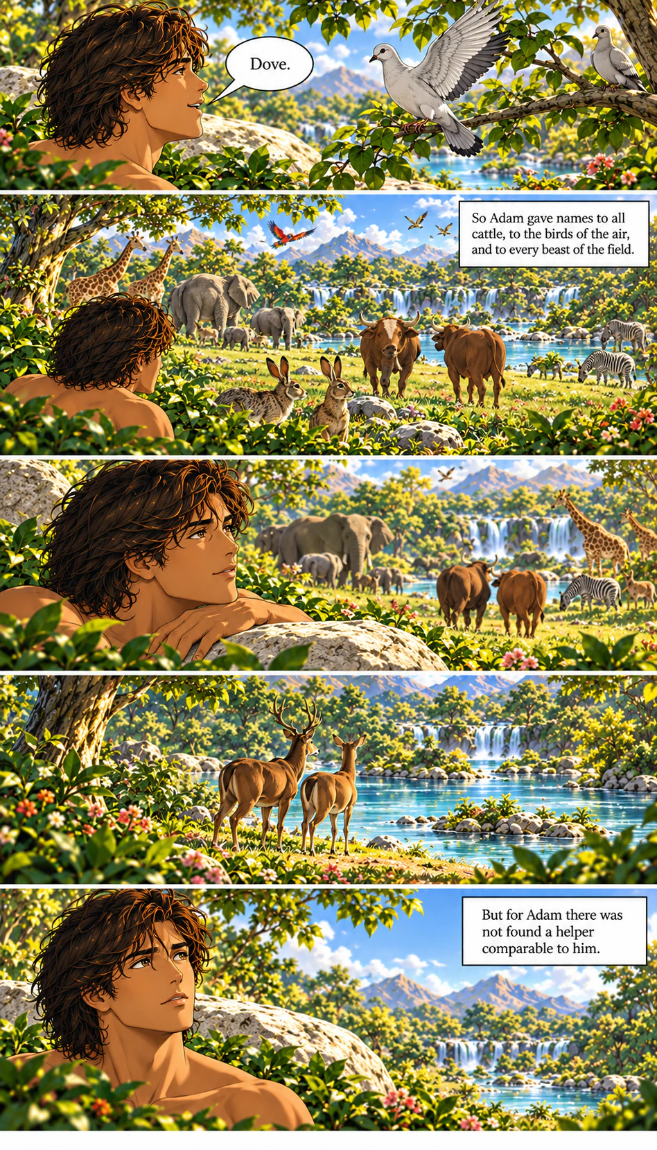 Genesis 2, illustrated section 8 of 10