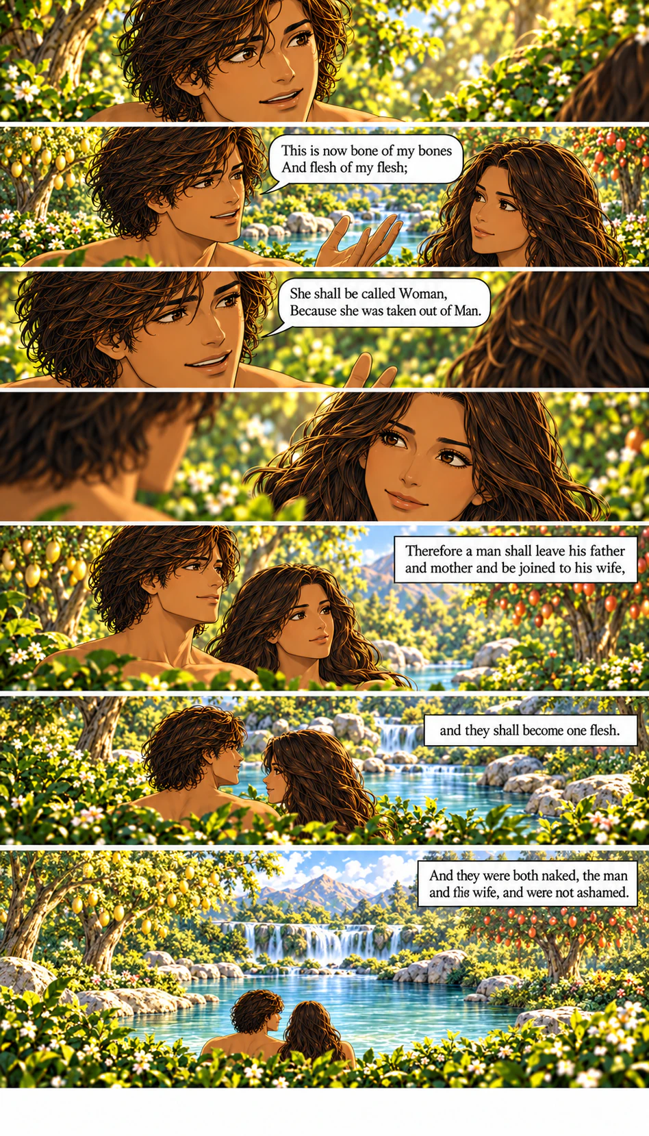 Genesis 2, illustrated section 10 of 10