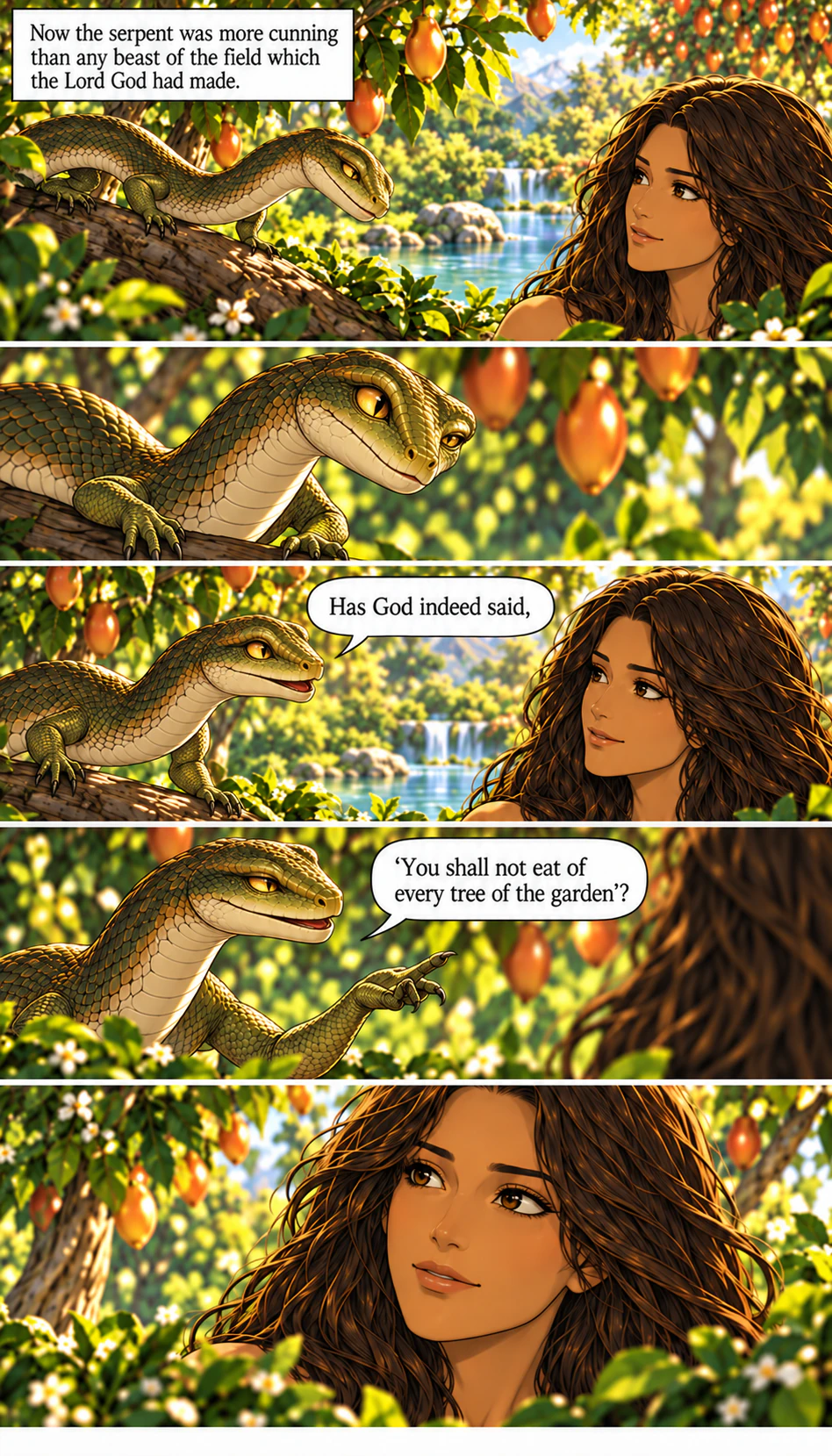Genesis 3, illustrated section 1 of 17