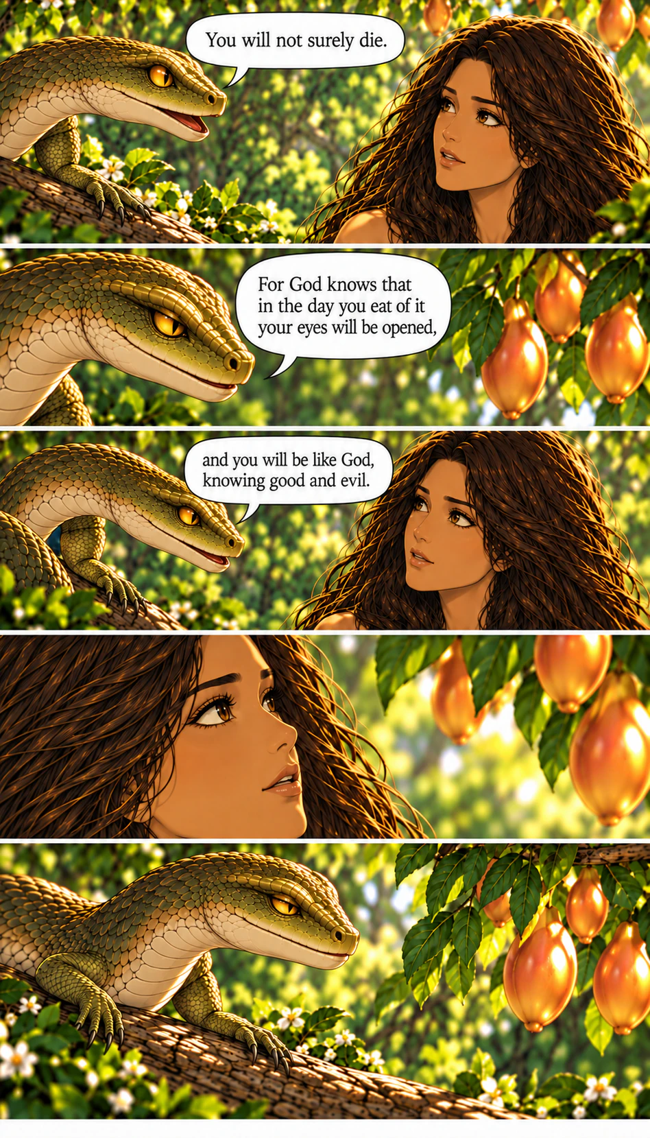 Genesis 3, illustrated section 3 of 17