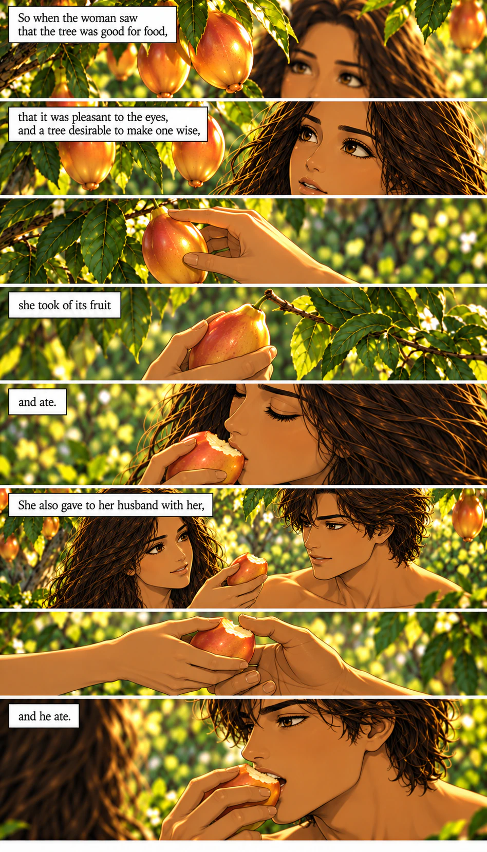 Genesis 3, illustrated section 4 of 17