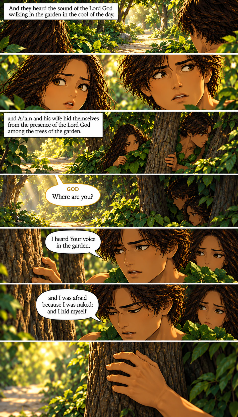 Genesis 3, illustrated section 6 of 17