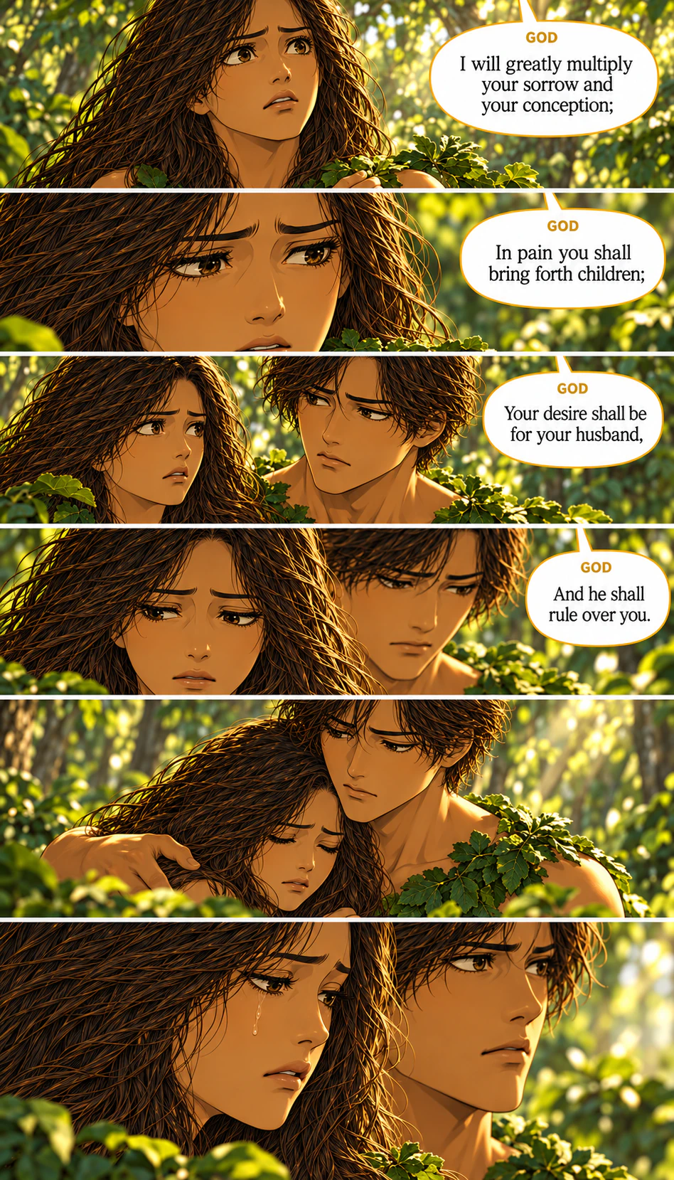 Genesis 3, illustrated section 10 of 17