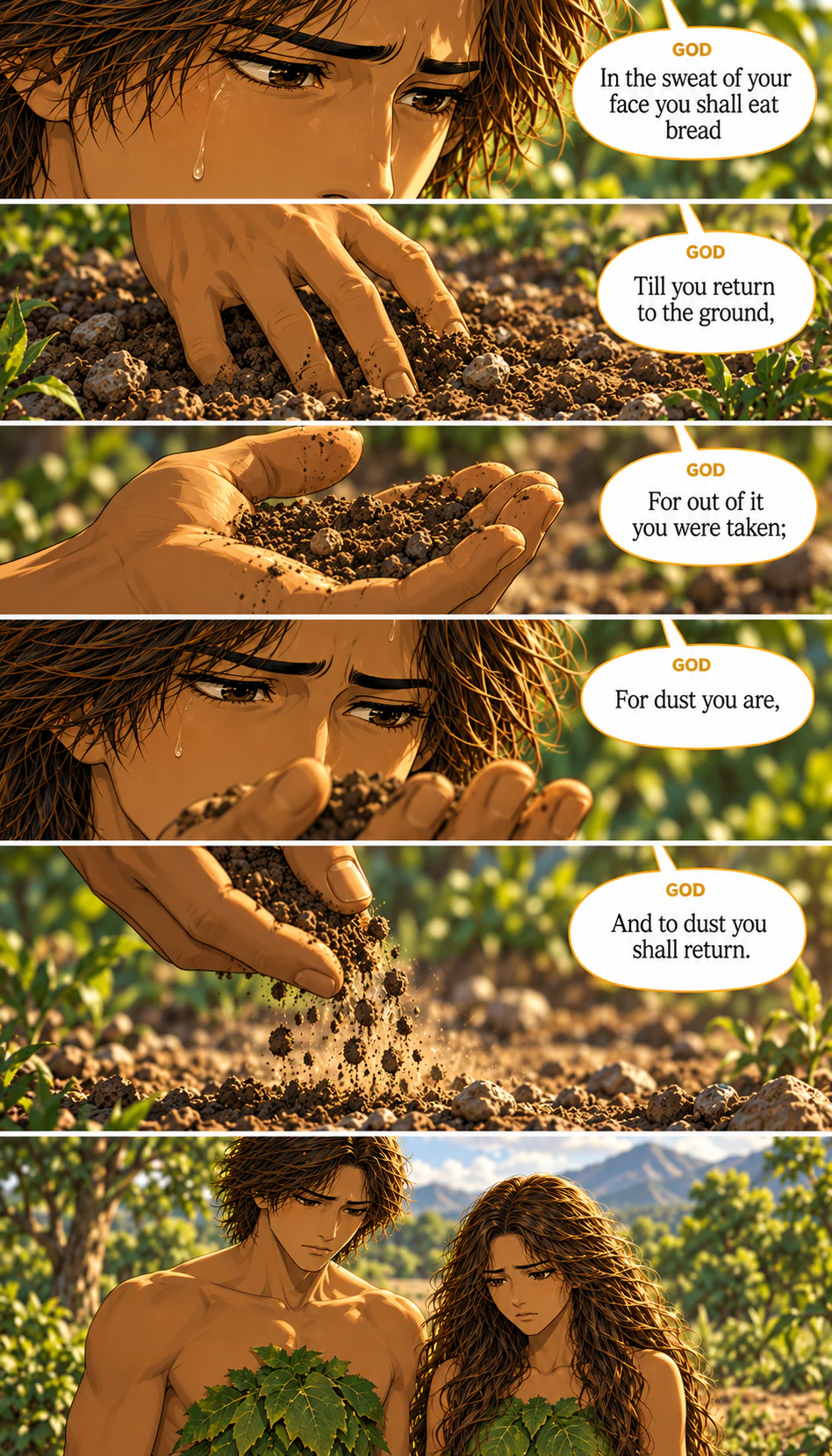 Genesis 3, illustrated section 12 of 17