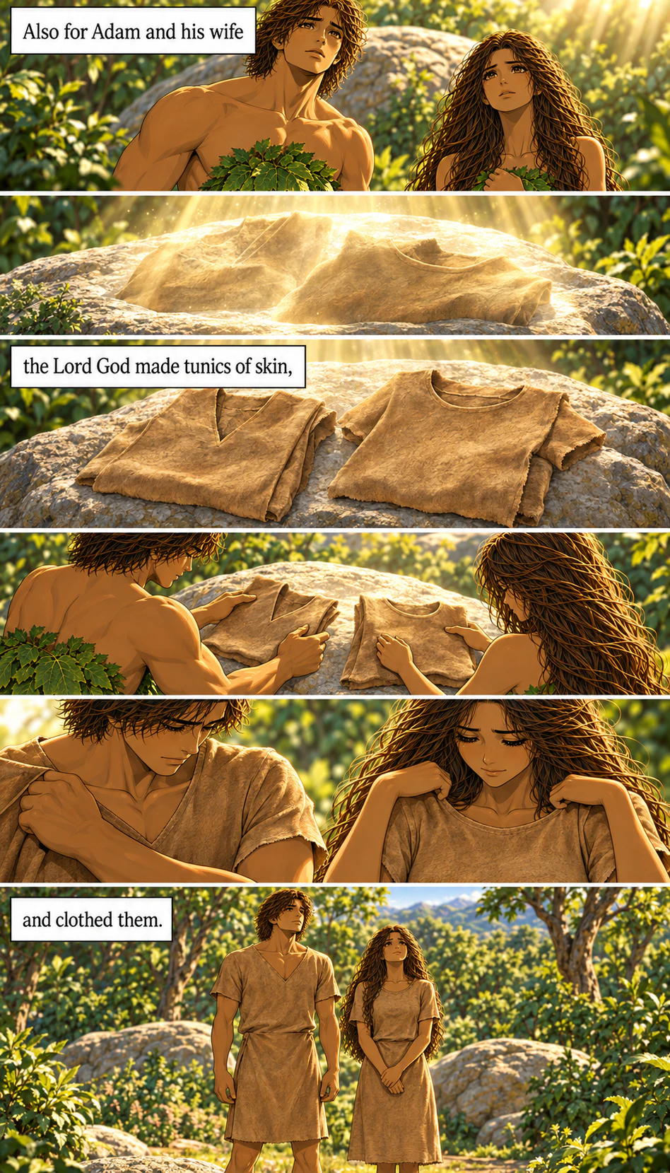 Genesis 3, illustrated section 14 of 17