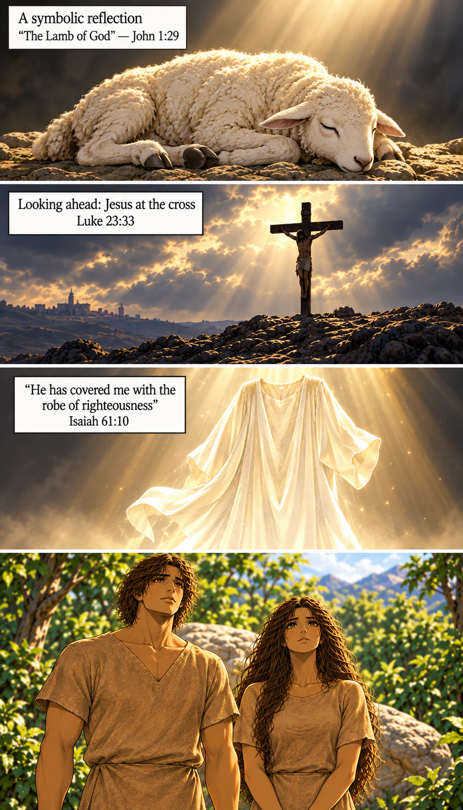 Genesis 3, illustrated section 15 of 17