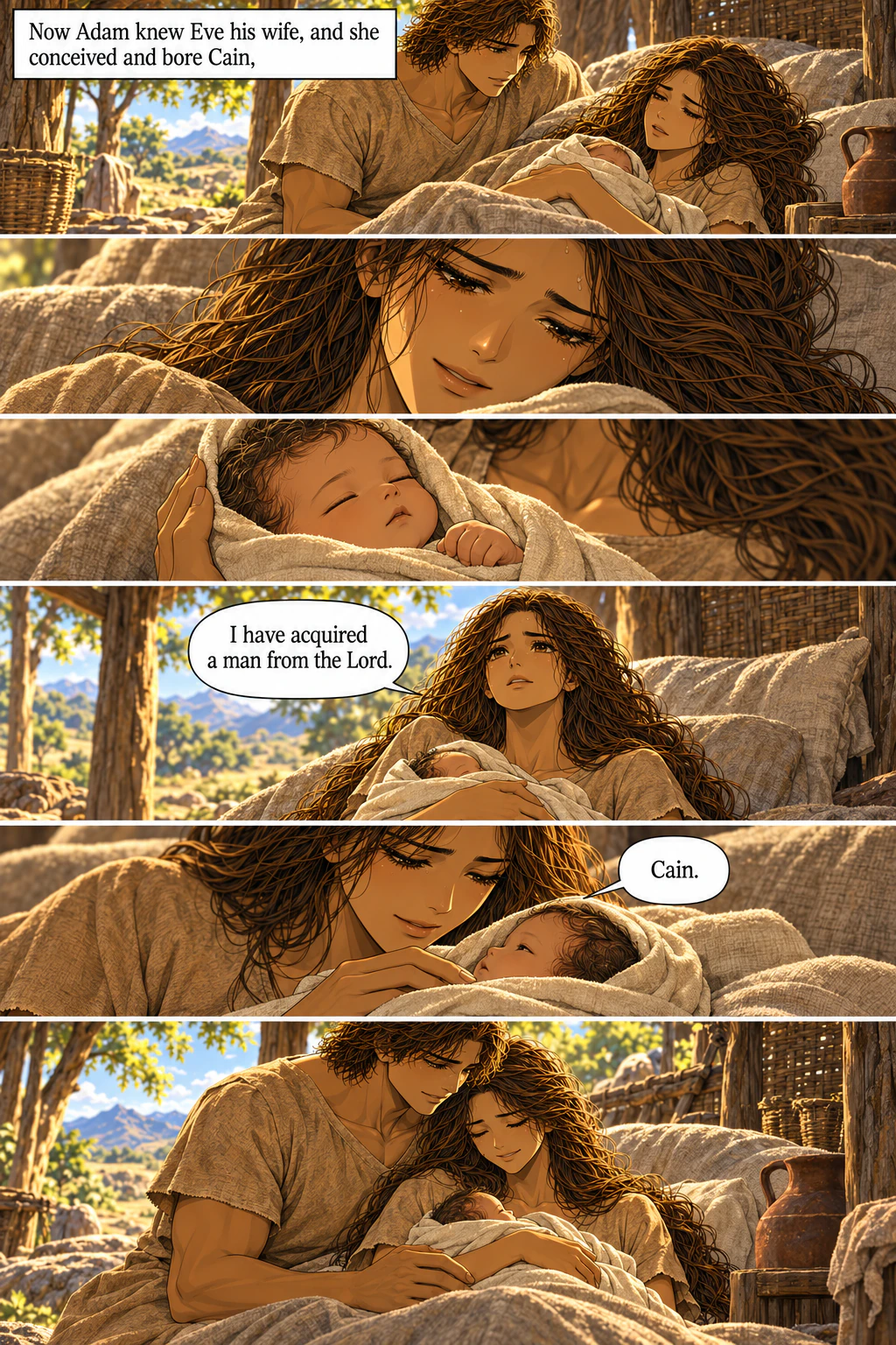 Genesis 4, illustrated section 1 of 20