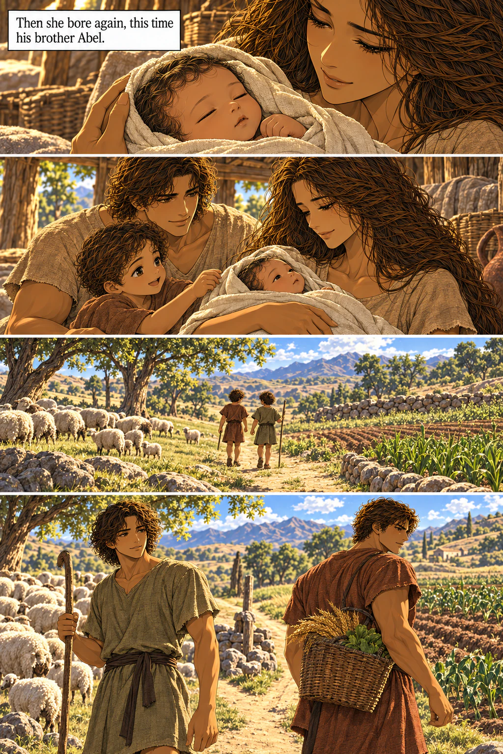 Genesis 4, illustrated section 2 of 20