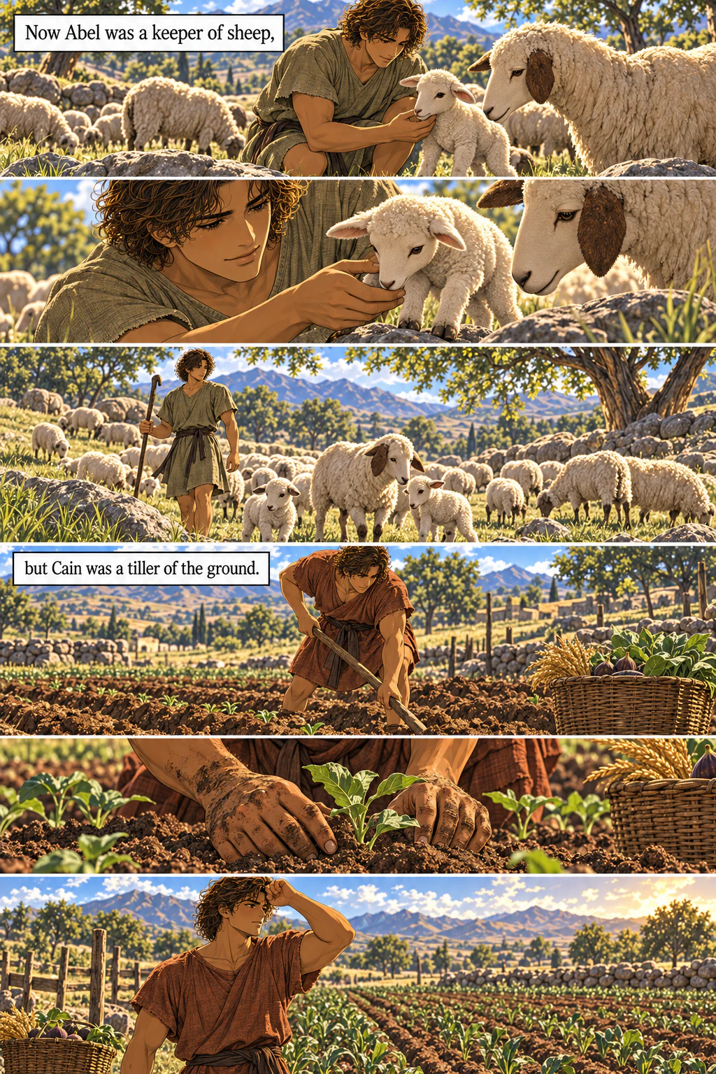 Genesis 4, illustrated section 3 of 20