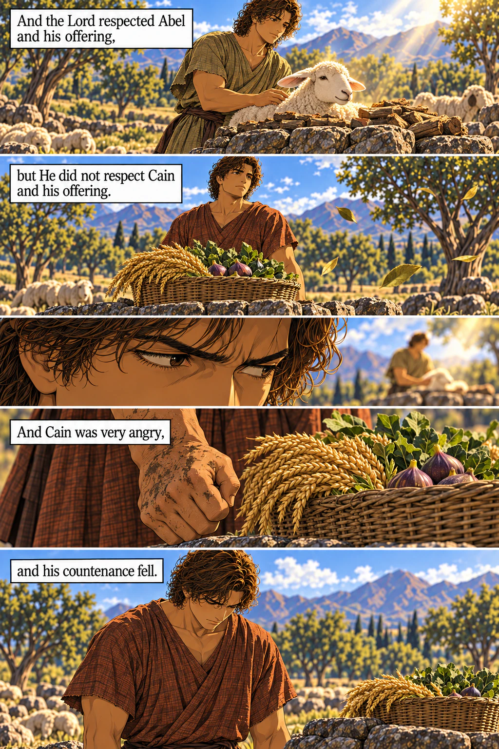 Genesis 4, illustrated section 6 of 20
