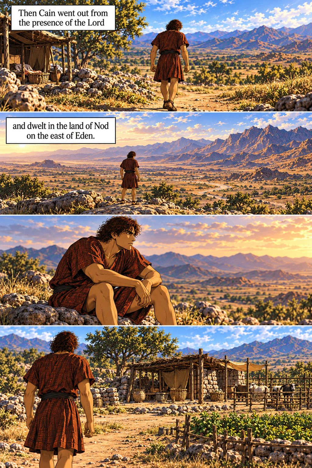 Genesis 4, illustrated section 13 of 20