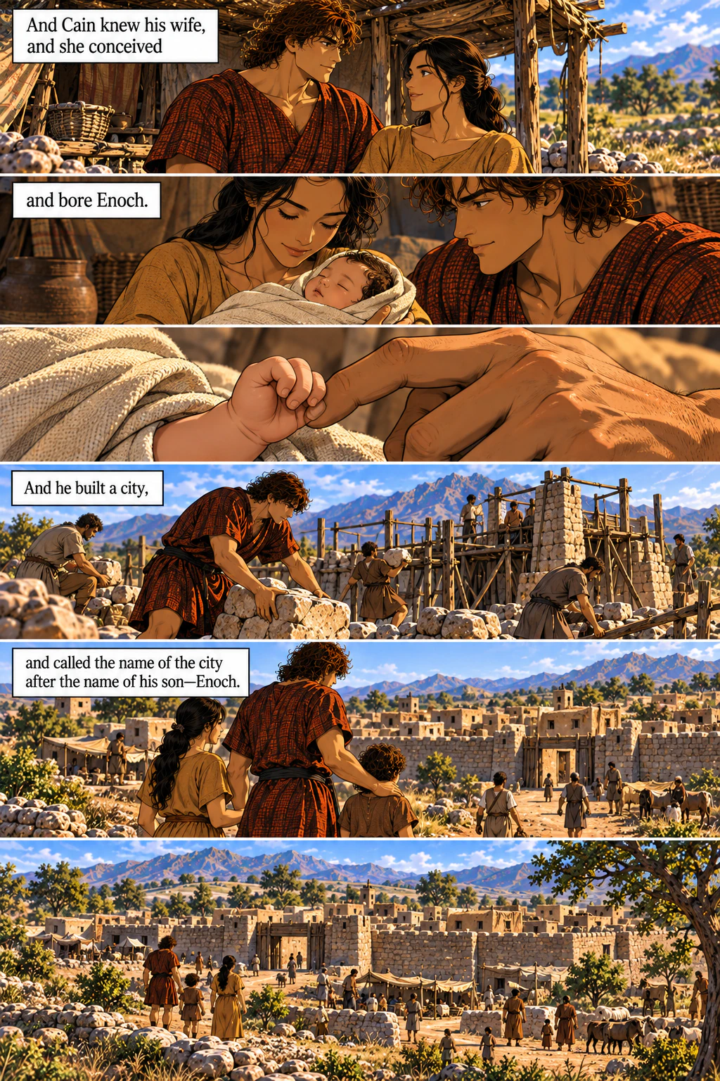 Genesis 4, illustrated section 14 of 20