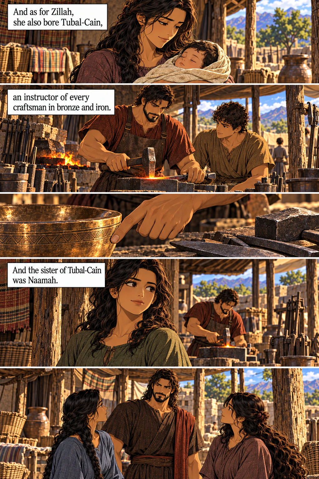 Genesis 4, illustrated section 17 of 20
