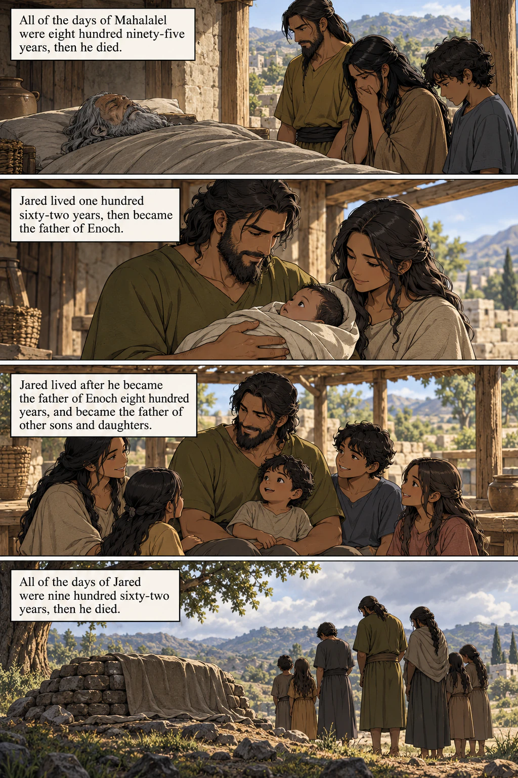 Genesis 5, illustrated section 4 of 7