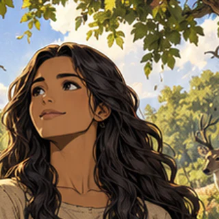 Illustrated portrait of Eve